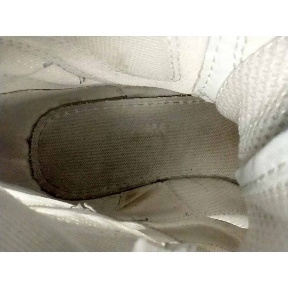 Nike Speedsweep‎ VII Wrestling Shoes Mens 10.5 Silver White 366683-100 High Top